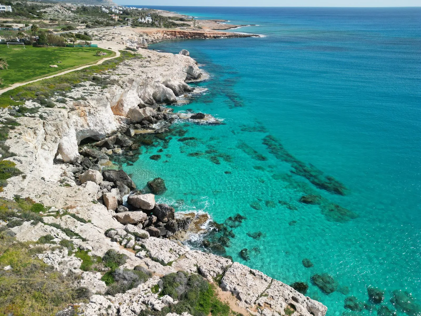 Rocky coastline in the wider Ayia Napa area